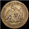 Image 2 : 1855 Arrows Seated Liberty Half Dollar NICELY CIRCULATED