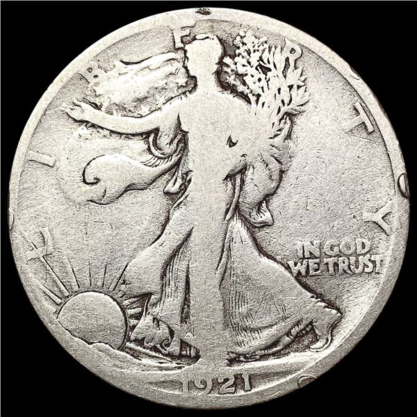 1921 D Walking Liberty Half Dollar NICELY CIRCULATED