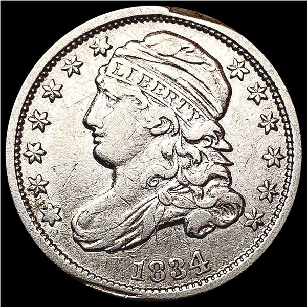 1834 Capped Bust Dime CLOSELY UNCIRCULATED