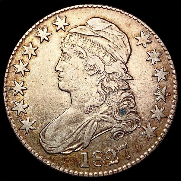 1827 Capped Bust Half Dollar CLOSELY UNCIRCULATED