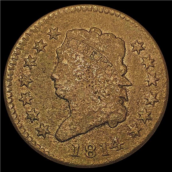 1814 Classic Head Large Cent NICELY CIRCULATED
