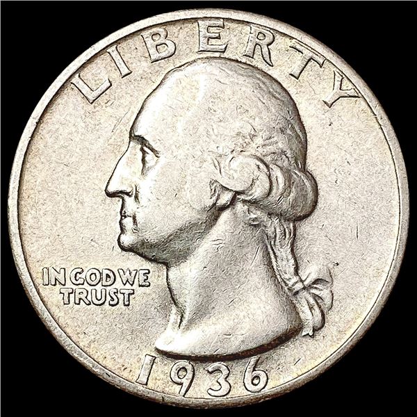 1936-S Washington Silver Quarter UNCIRCULATED