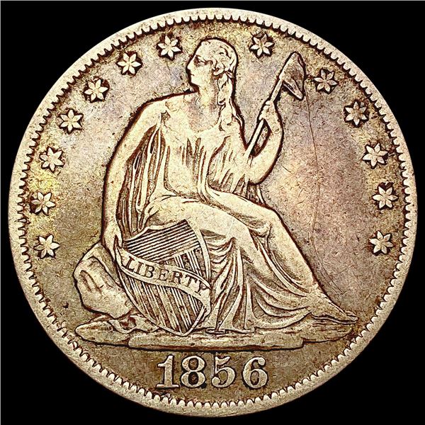 1856-O Seated Liberty Half Dollar LIGHTLY CIRCULATED