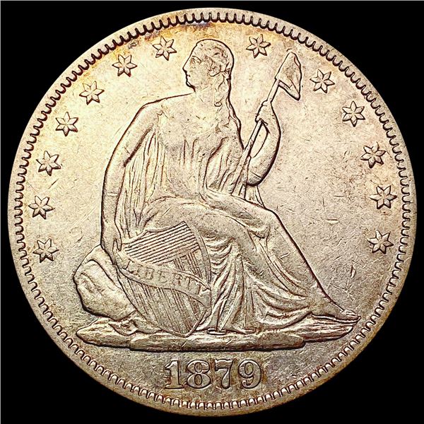 1879 Seated Liberty Half Dollar NEARLY UNCIRCULATED
