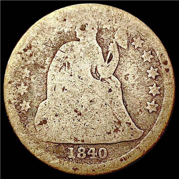 1840 Seated Liberty Dime NICELY CIRCULATED