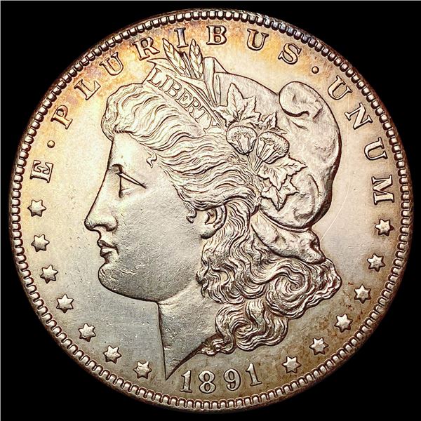 1891-CC Morgan Silver Dollar CLOSELY UNCIRCULATED