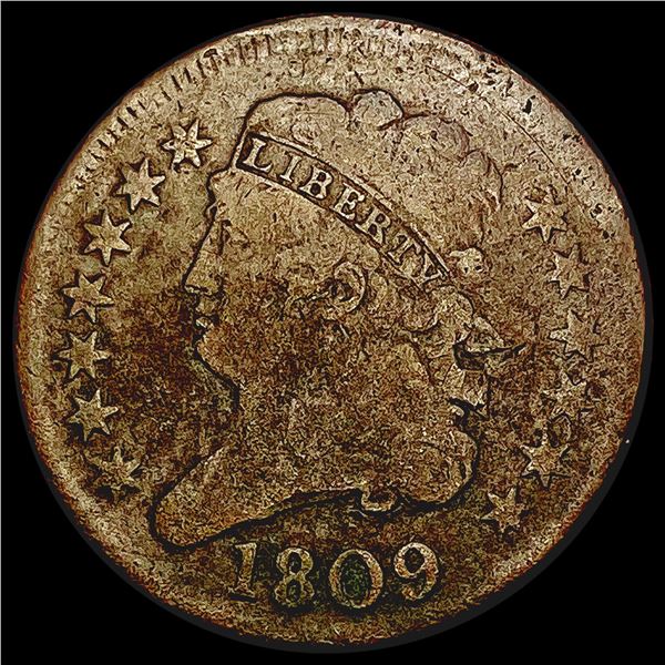 1809 Classic Head Half Cent NICELY CIRCULATED