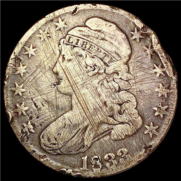 1833 Capped Bust Half Dollar NICELY CIRCULATED