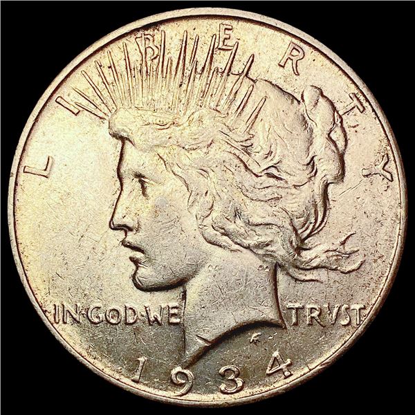 1934-D Silver Peace Dollar CLOSELY UNCIRCULATED