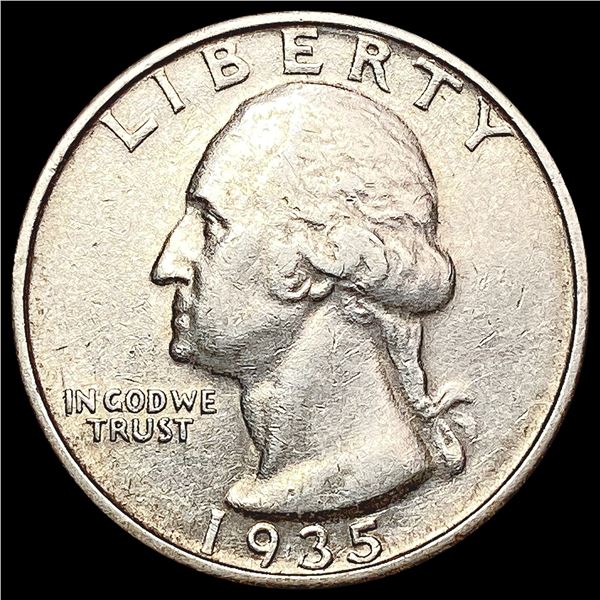 1935-D Washington Silver Quarter CHOICE AU