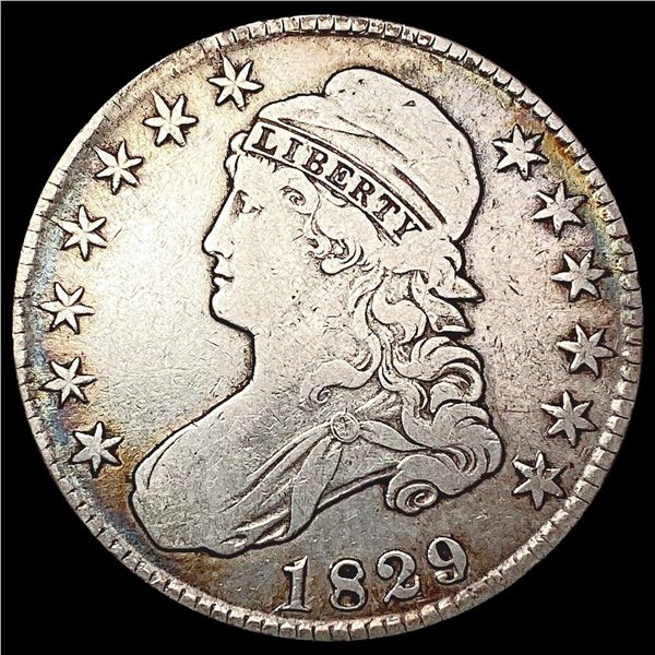 1829/27 Capped Bust Half Dollar NICELY CIRCULATED