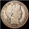 Image 1 : 1913 Barber Half Dollar NICELY CIRCULATED