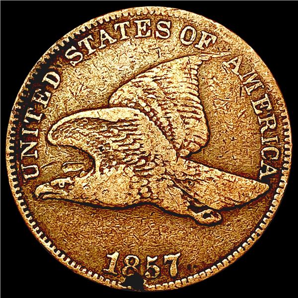 1857 Flying Eagle Cent NICELY CIRCULATED