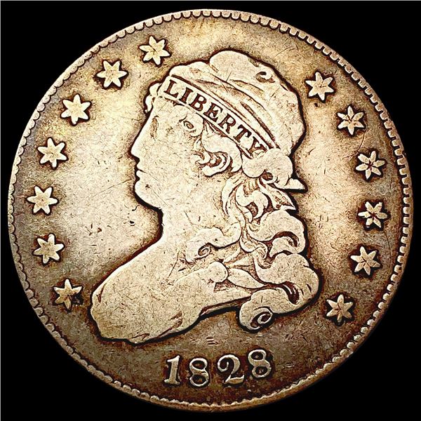 1828 Capped Bust Quarter NICELY CIRCULATED
