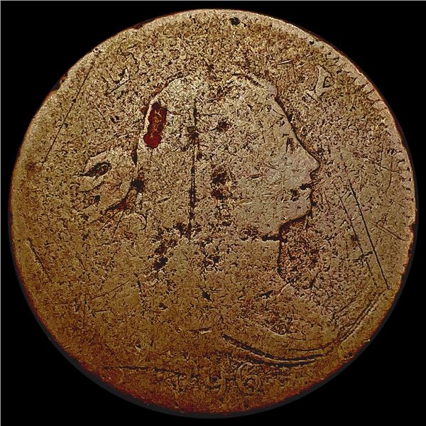 1796 Draped Bust Large Cent NICELY CIRCULATED