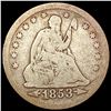 Image 1 : 1853 Arrows Rays Seated Liberty Quarter NICELY CIRCULATED