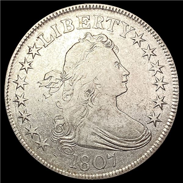 1807 Draped Bust Half Dollar NICELY CIRCULATED