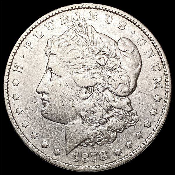 1878 8TF Morgan Silver Dollar CLOSELY UNCIRCULATED