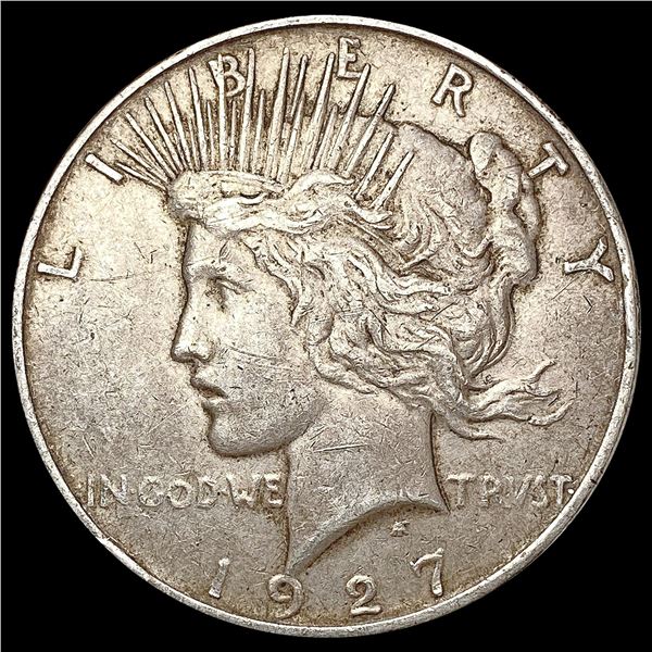 1927-D Silver Peace Dollar NEARLY UNCIRCULATED