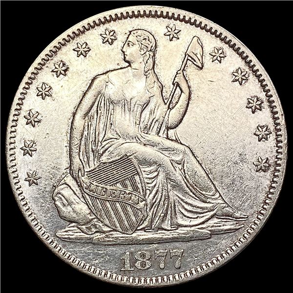 1877 Seated Liberty Half Dollar UNCIRCULATED