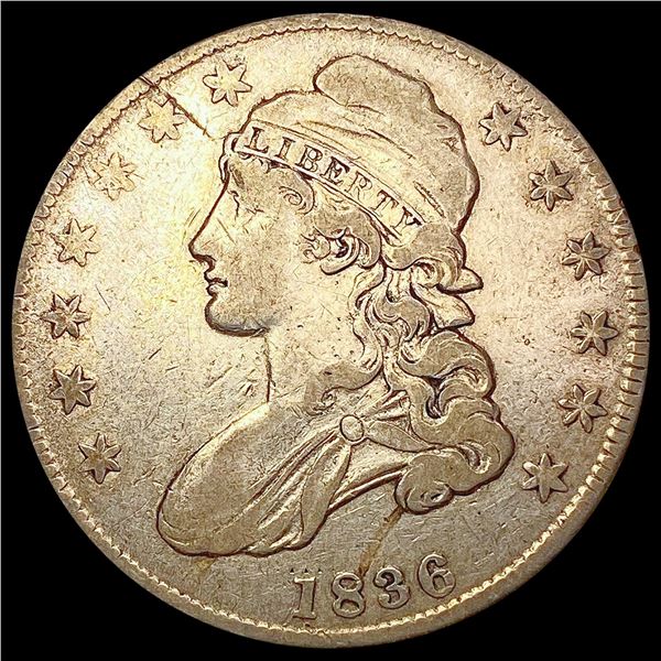 1836 Capped Bust Half Dollar NICELY CIRCULATED