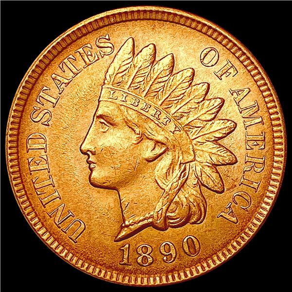 1890 Red Indian Head Cent UNCIRCULATED