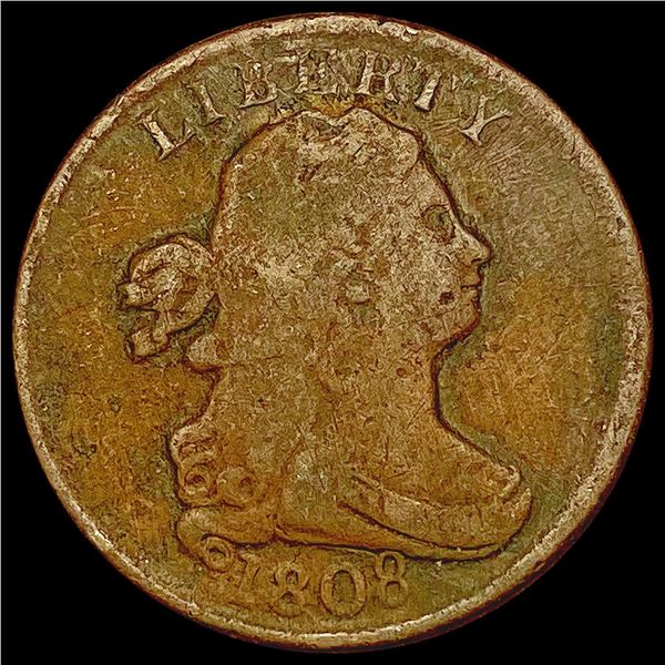 1808 Draped Bust Half Cent NICELY CIRCULATED
