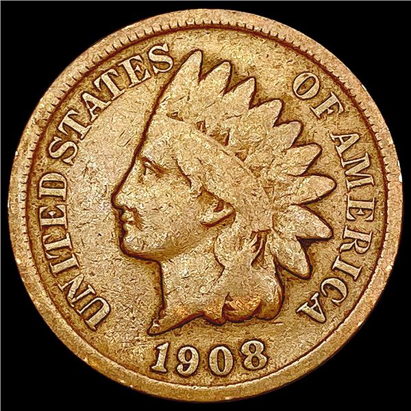 1908-S Indian Head Cent NICELY CIRCULATED
