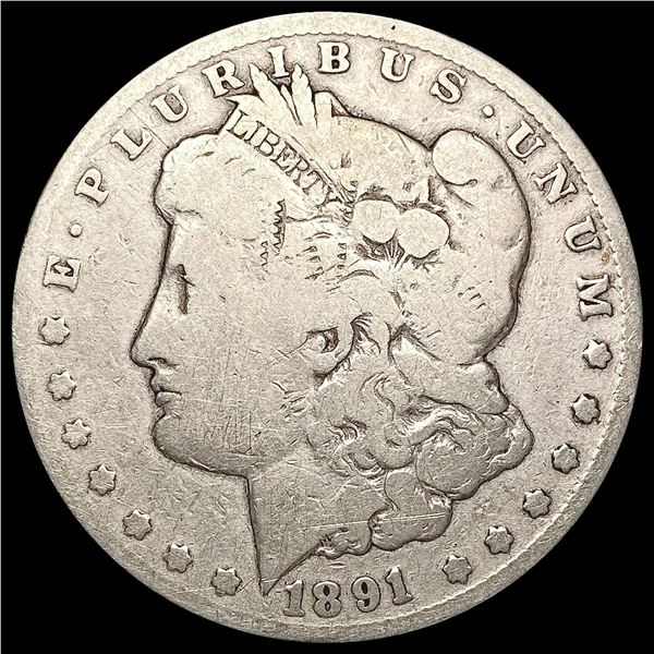 1891-CC Morgan Silver Dollar NICELY CIRCULATED