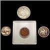 Image 2 : 1853-1939 Varied US Type Coinage [4 Coins] HIGH GRADE