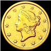 Image 1 : 1849-O Rare Gold Dollar CLOSELY UNCIRCULATED