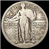 Image 1 : 1920-D Standing Liberty Quarter NICELY CIRCULATED