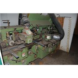 WEINIG MOULDER, MODEL U22A, SN/620-295, 1983 MODEL W/CONTROLS