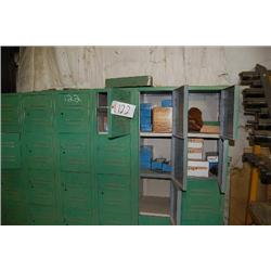 CABINET W/ ASSORTED KNIVES & BITS