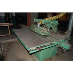 DIEHL #75 LINE-UP SAW, W/ 15 HP MOTOR
