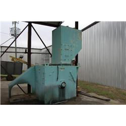 OUTSIDE - ARASMITH 36" WOOD WASTE HOG, DROP FEED, BOTTOM DISCHARGE, W/ 150 HP MOTOR, MOD. 600-4.5, S