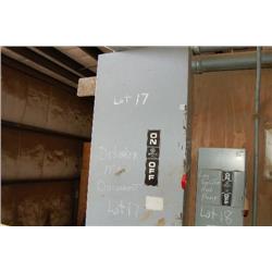 400 AMP DISCONNECT, 350 HP TO DEBARK