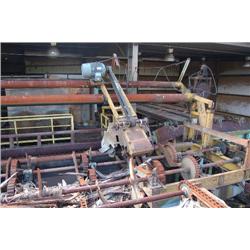 FULGHUM ROSSERHEAD DEBARKER, 32' BARK CONVEYOR W/ MOTOR & DRIVE, HYDRAULIC CONTROLS & POWER PACK, CA