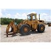 Image 1 : CAT 966-C LOADER, 5655 HRS. SHOWING, FLECO LOG FORKS & GRAPPLE, SN/76112236