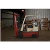 Image 1 : NISSAN FORKLIFT 3000 LB. , 3 STAGE MAST W/ SIDE SHIFT, PROPANE, CUSHION TIRES, SN/CPH01-026749