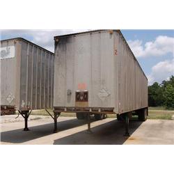 1973 STRICK 45' ENCLOSED CHIP TRAILER