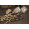Image 1 : PALLET OF MISC. SHOVELS & BROOMS