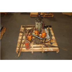 PALLET OF MISC. TOOLS