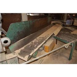 PRECISION VIBRATING CONVEYOR, 30' L X 18' W TO CHIPPER
