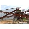 Image 1 : INCLINED BELT CONVEYOR, 46' L X 24" W, W/ MOTOR