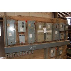 (10) UNITS STARTERS/DISCONNECTS, 15 PCS.