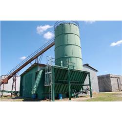 TO KILNS - WASTE STORAGE SILO HOLDING SYSTEM TO KILN, W/ SILO & TANK, AUTOMATIC FEEDING SYSTEM TO BO