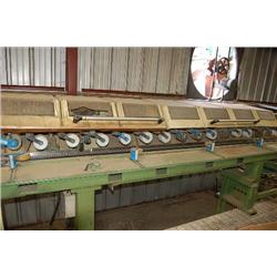 TO BLOCK PLANT - GRE-CON MOD 2004 OPT. & AUTO SORTING CHOP SAW SYSTEM W/ 4' X 8' SCISSOR LIFT TO INF