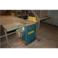 RIGHT HAND WHIRLWIND CHOP SAW, 10 HP MOTOR, MANUAL STOP