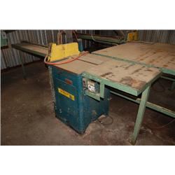 LEFT HAND WHIRLWIND CHOP SAW, 10 HP MOTOR, MANUAL STOP